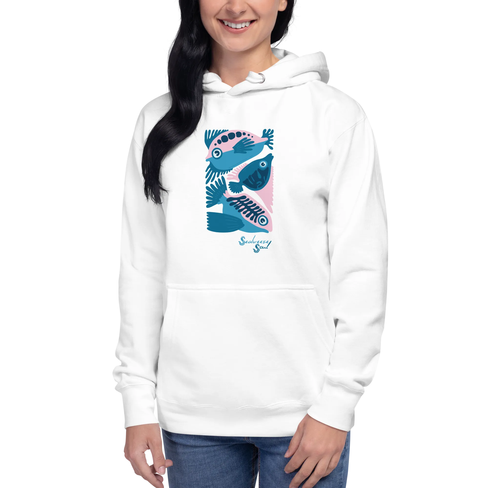 Fish Three Hoodie ~ Seabreeze Soul