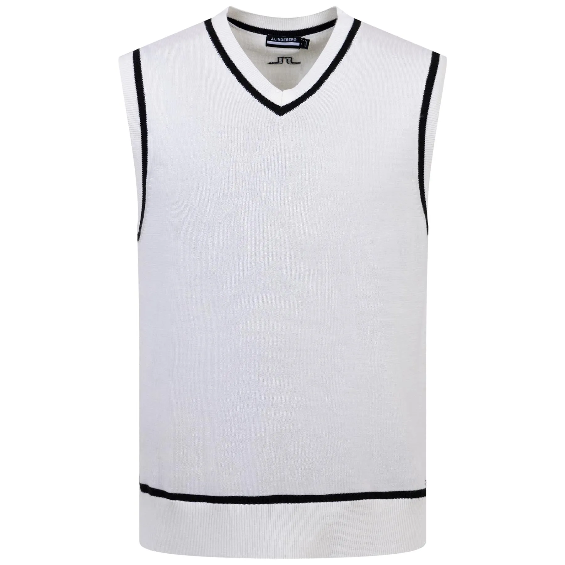 Fraser Knitted Vest White - W23