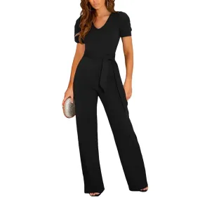 Funki Buys | Pants | Women's Elegant Wide Leg Dress Pantsuit