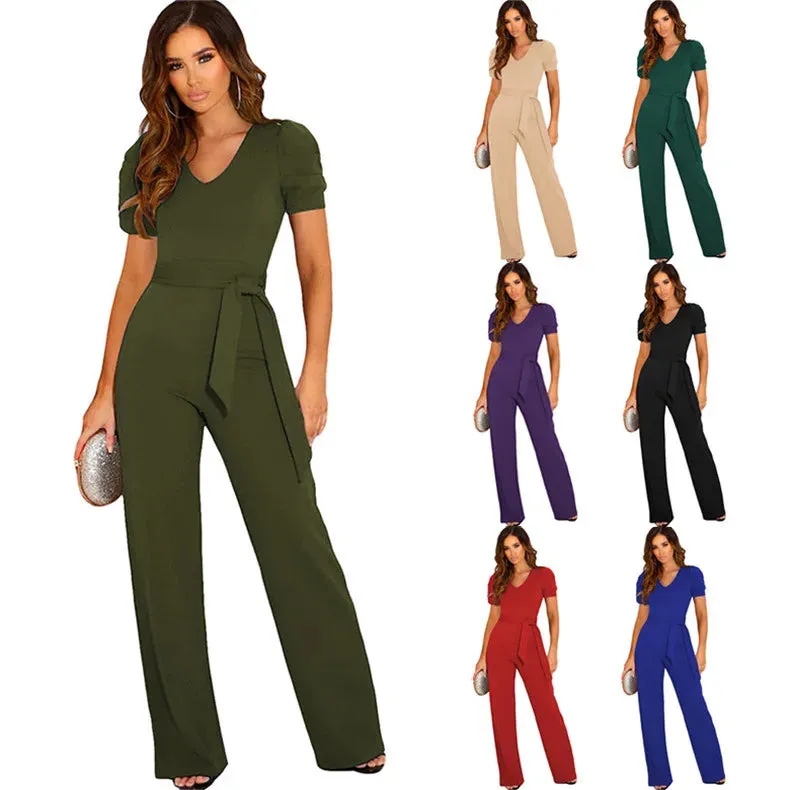 Funki Buys | Pants | Women's Elegant Wide Leg Dress Pantsuit