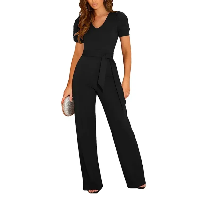 Funki Buys | Pants | Women's Elegant Wide Leg Dress Pantsuit