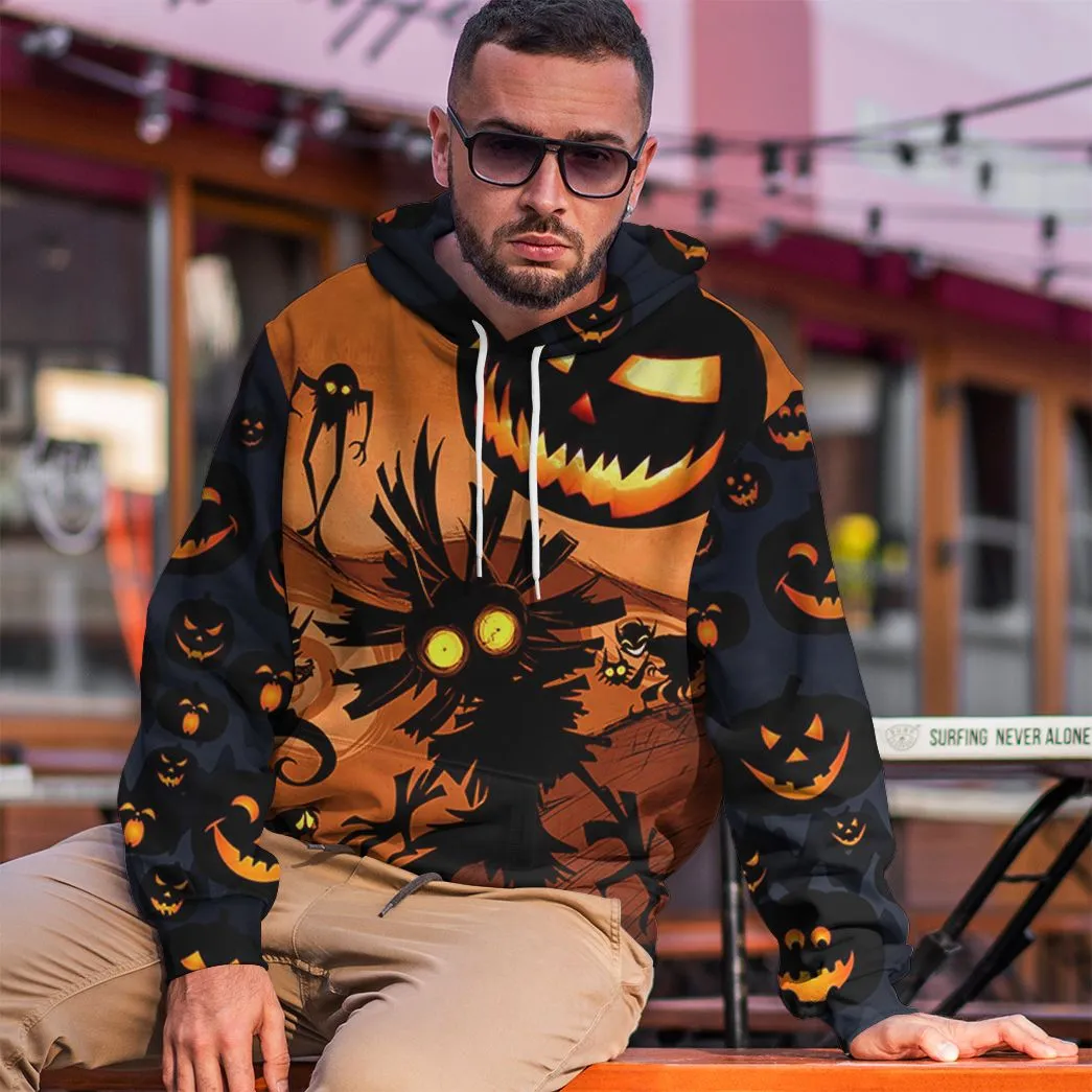 Gearhuman 3D Jack-O'-Lantern Tshirt Hoodie Apparel