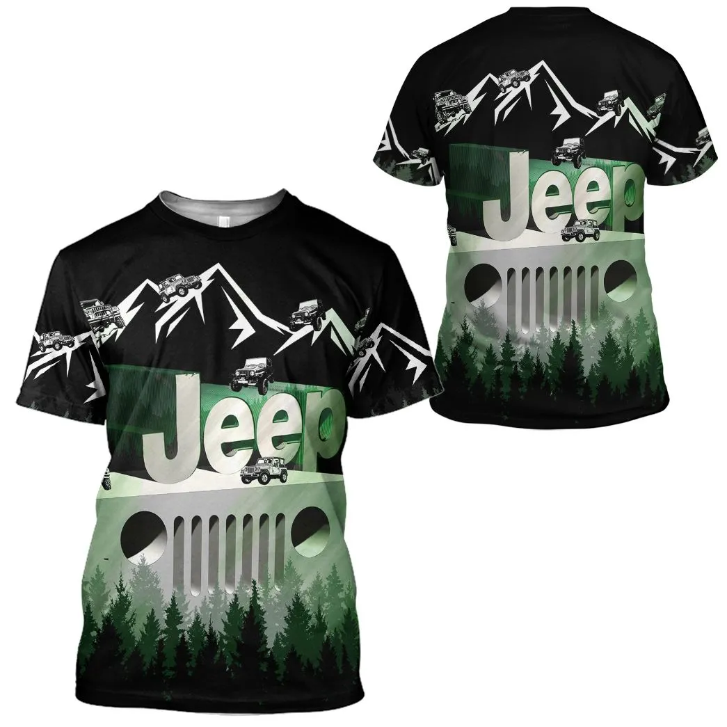 Gearhuman 3D Jeep Tshirt Hoodie Apparel