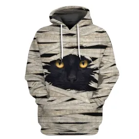 Gearhuman 3D Mummy Black Cat Tshirt Hoodie Apparel