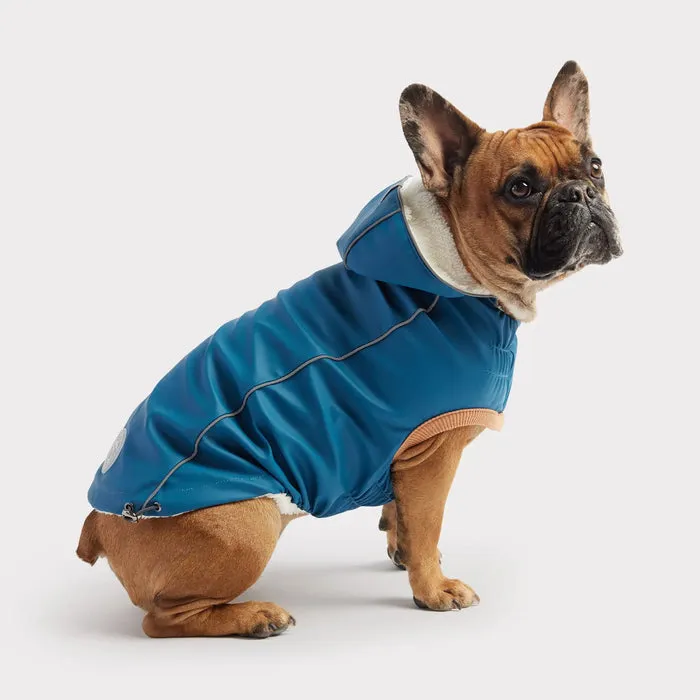 GF Pet Insulated Raincoat - Dark Blue for Dogs