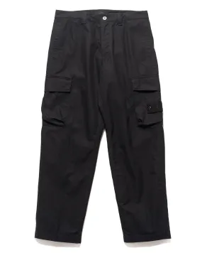 Ghost Piece Weatherproof Cotton Canvas 2 Pocket Cargo Pant Black