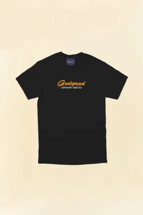 Godspeed 'Sign' Heavyweight Organic T-Shirt - Black