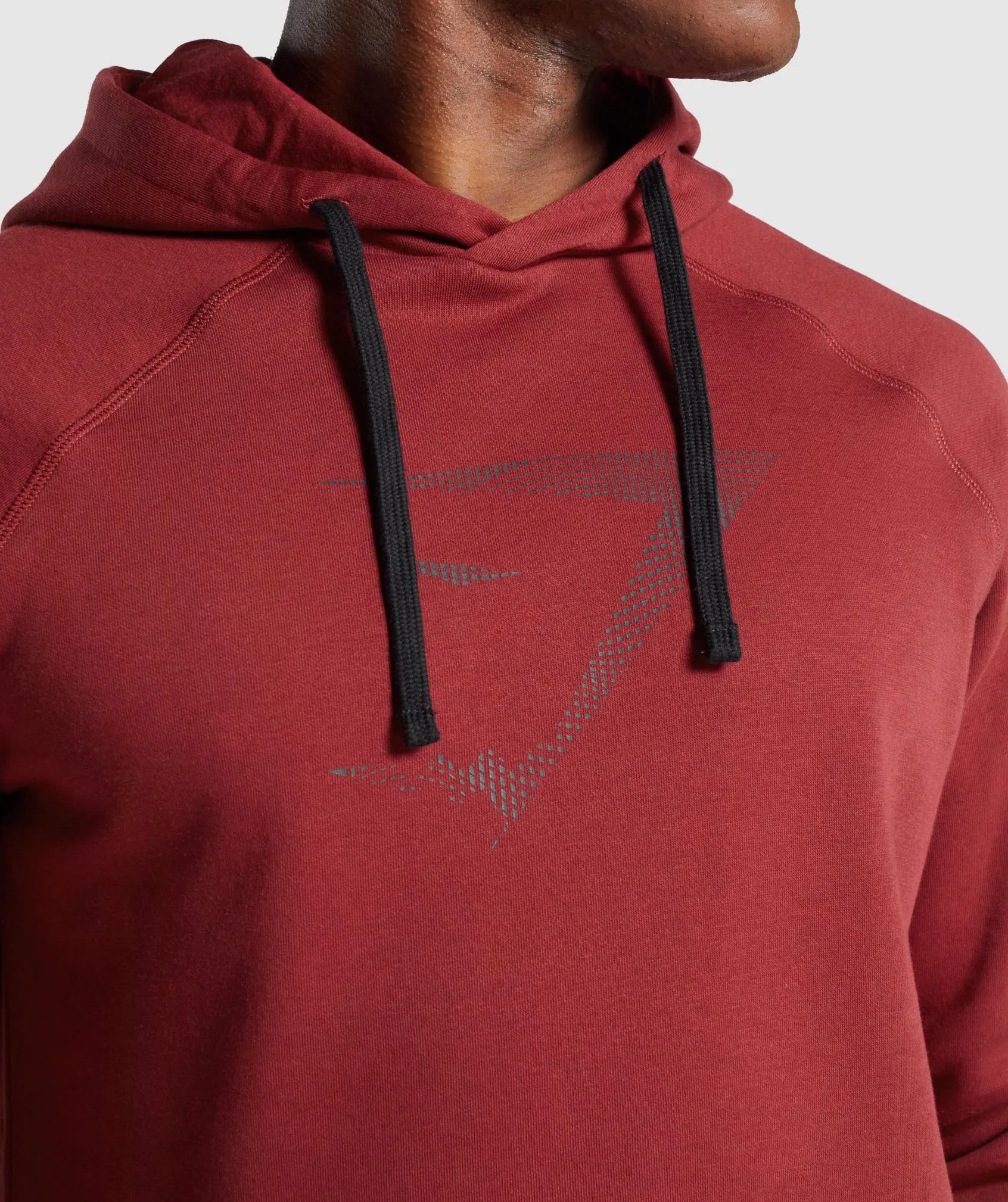 Gymshark Sharkhead Infill Hoodie - Burgundy