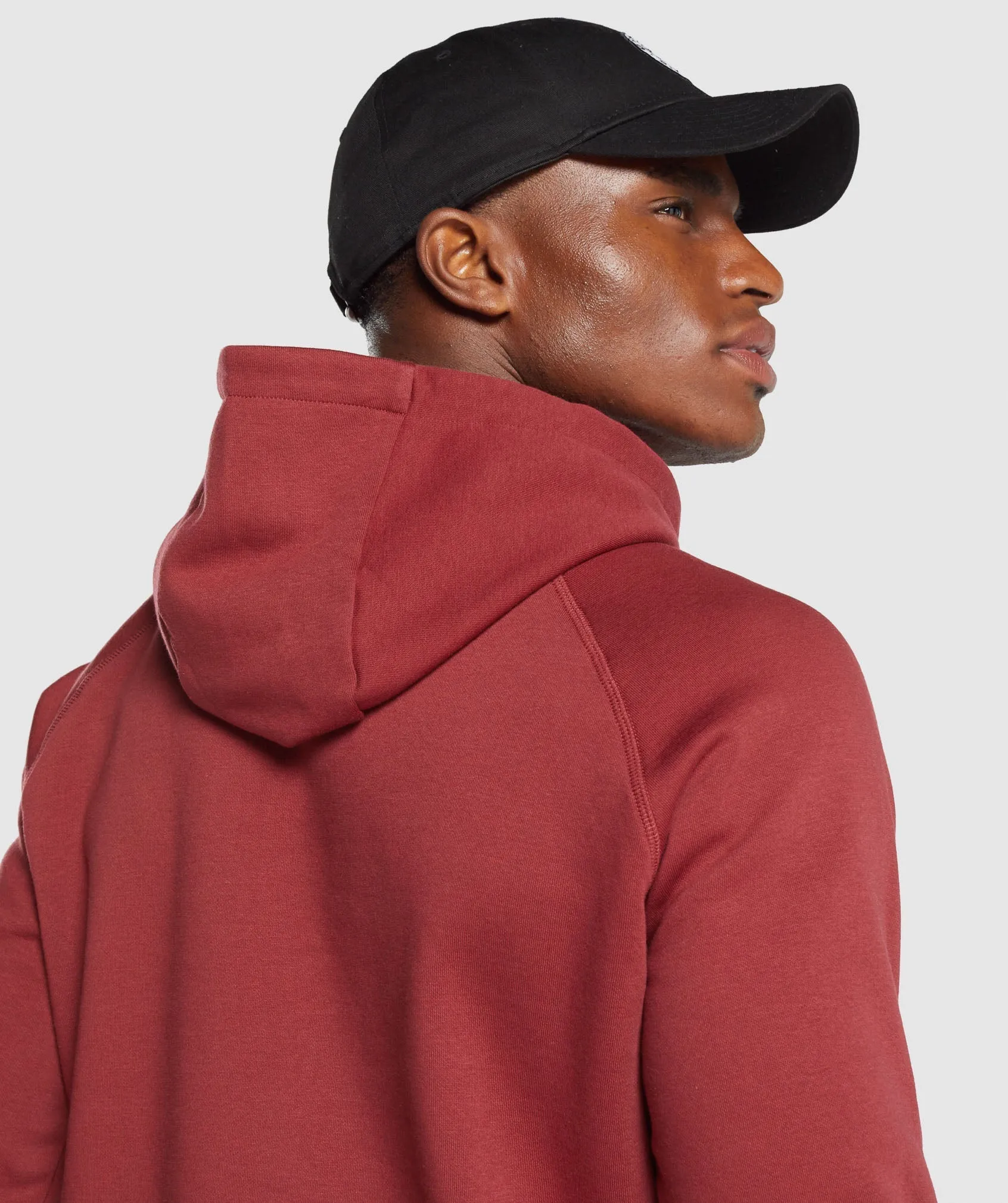 Gymshark Sharkhead Infill Hoodie - Burgundy