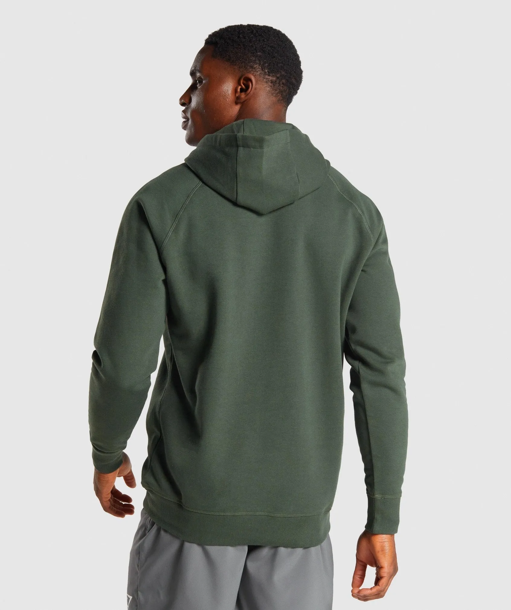 Gymshark Sharkhead Infill Hoodie - Dark Green