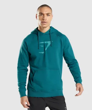 Gymshark Sharkhead Infill Hoodie - Teal