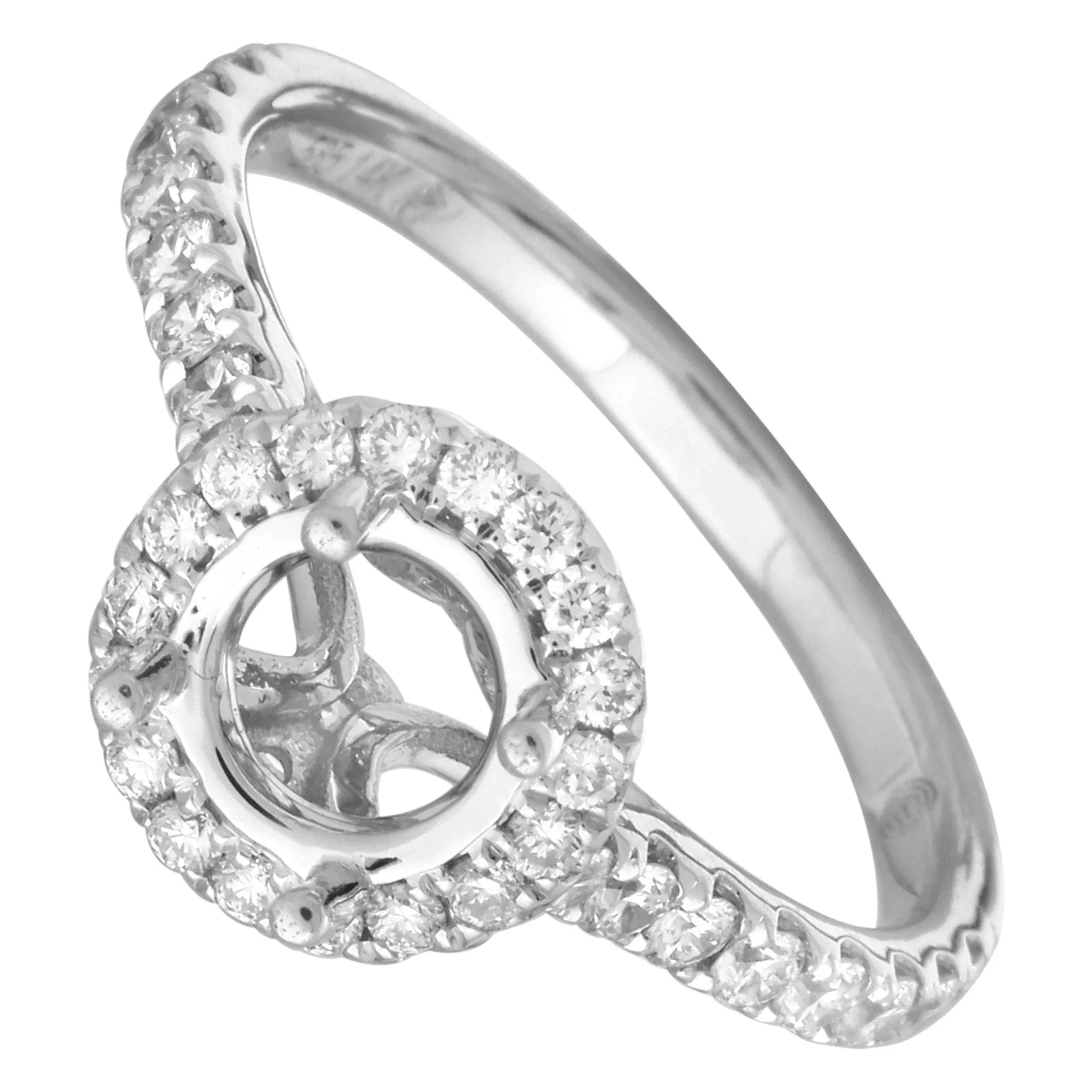 Halo Engagement Setting Ring