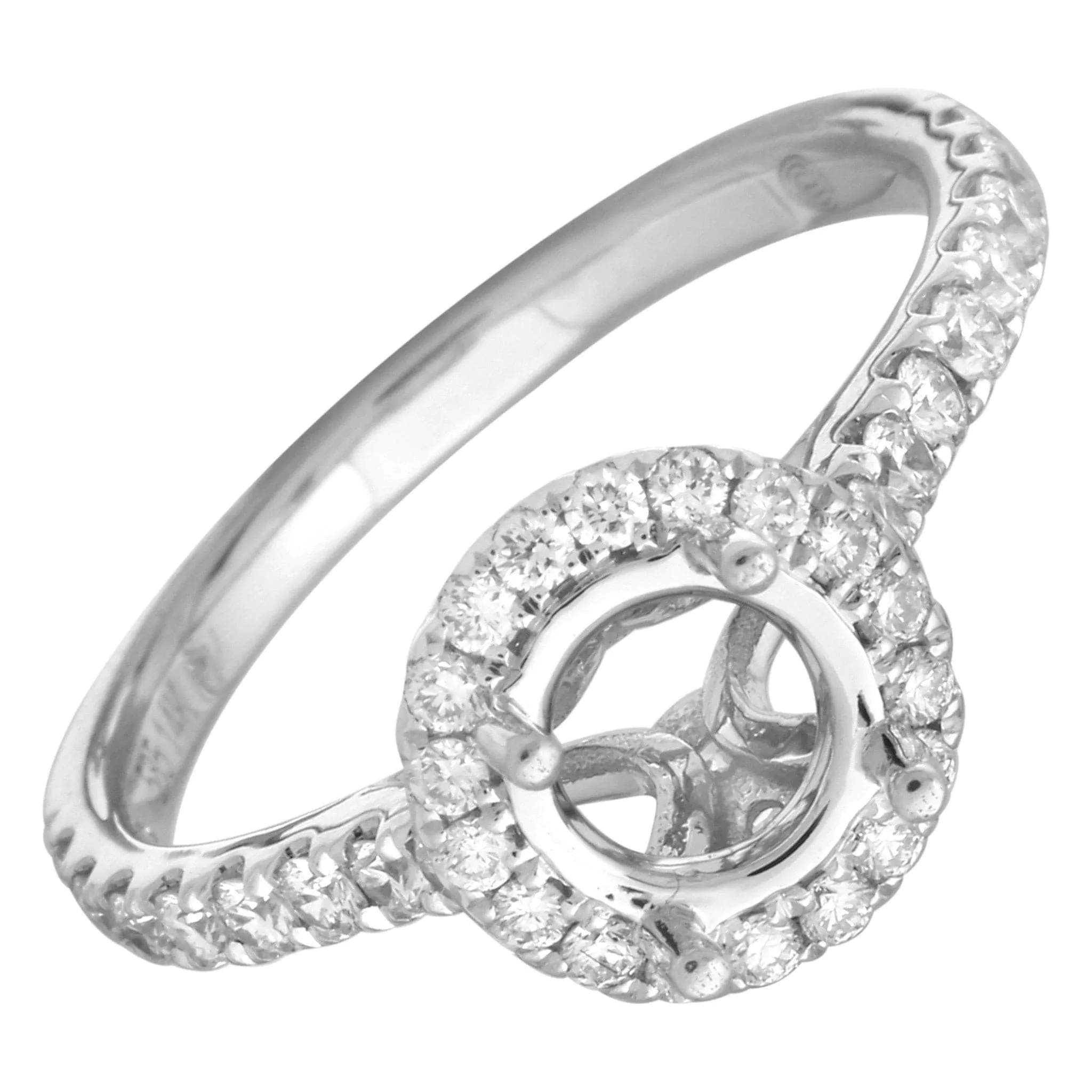 Halo Engagement Setting Ring