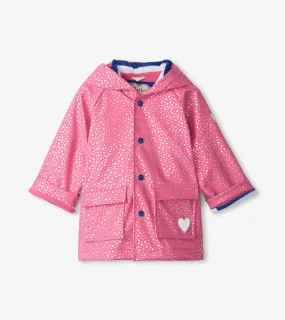 Hatley Preschool Raincoat - Glitter Hearts