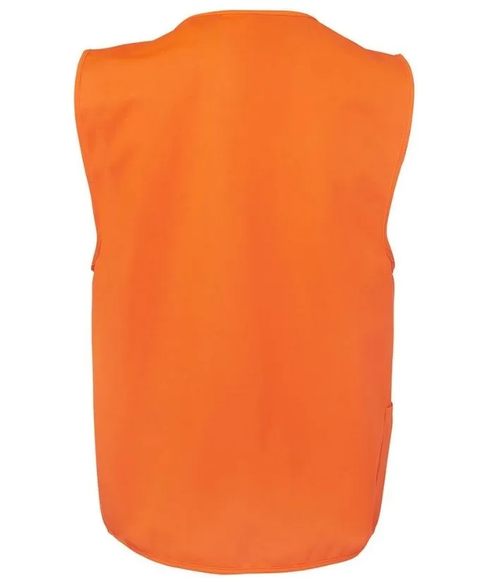 Hi Vis Safety Vest - Zip Front