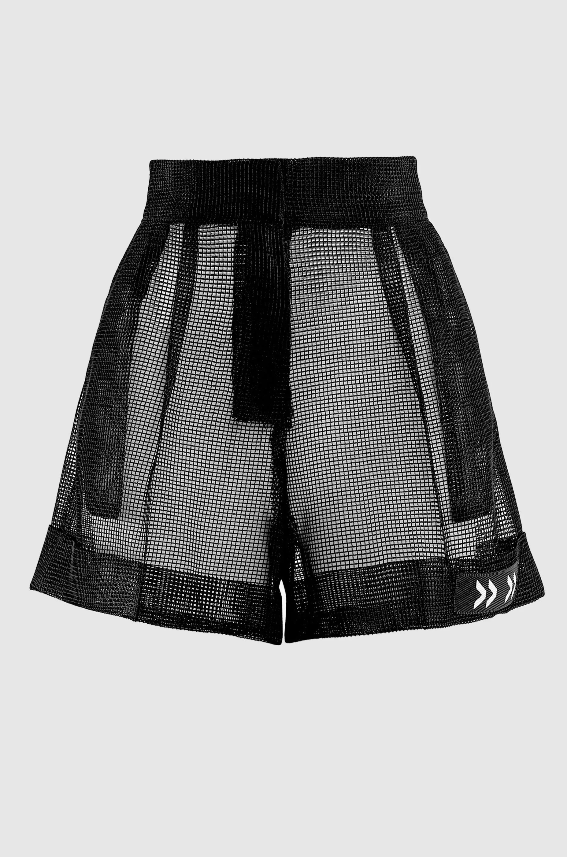 HIGH WAISTED MESH SHORTS