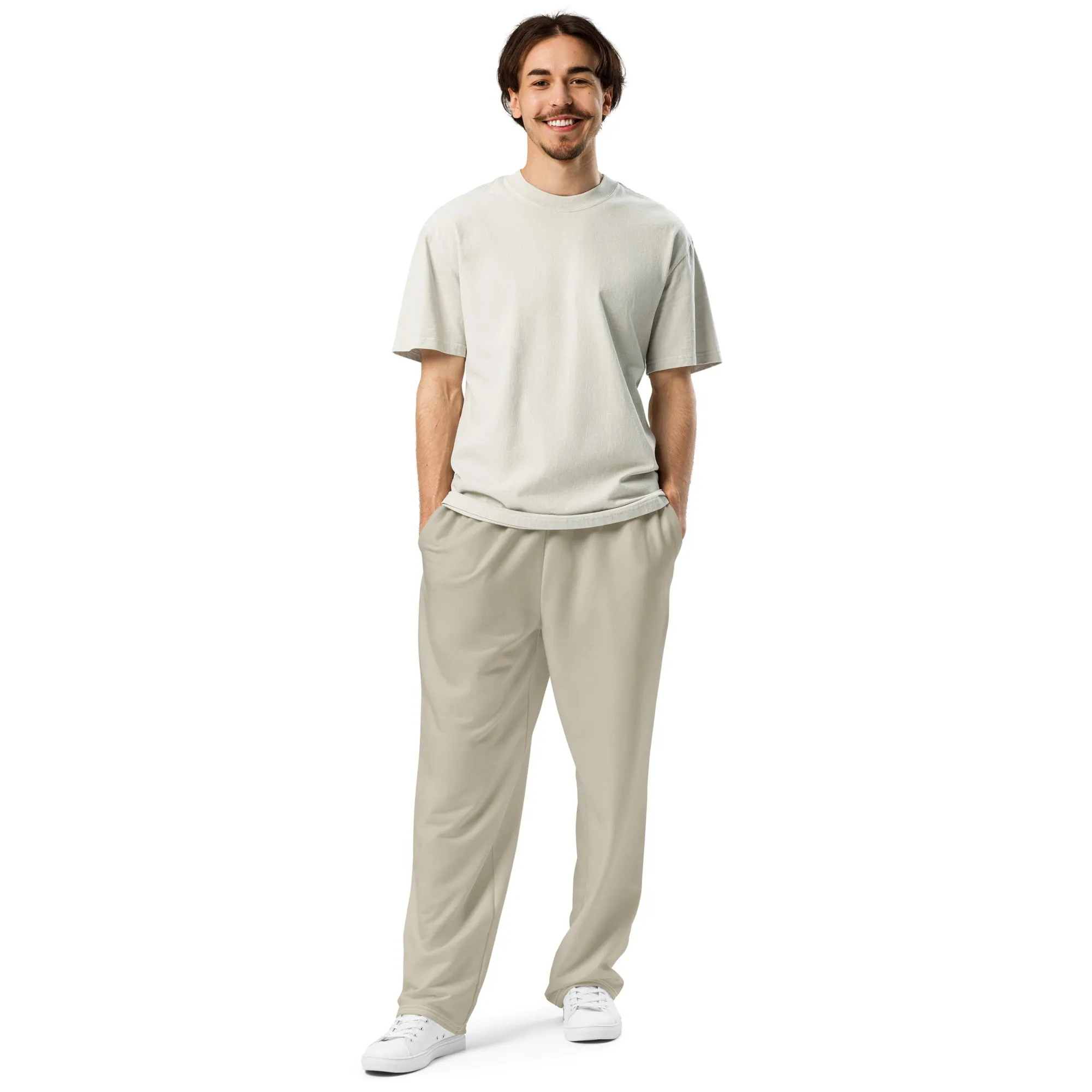 Humble Sportswear™ Sand Brown Wide-leg Joggers