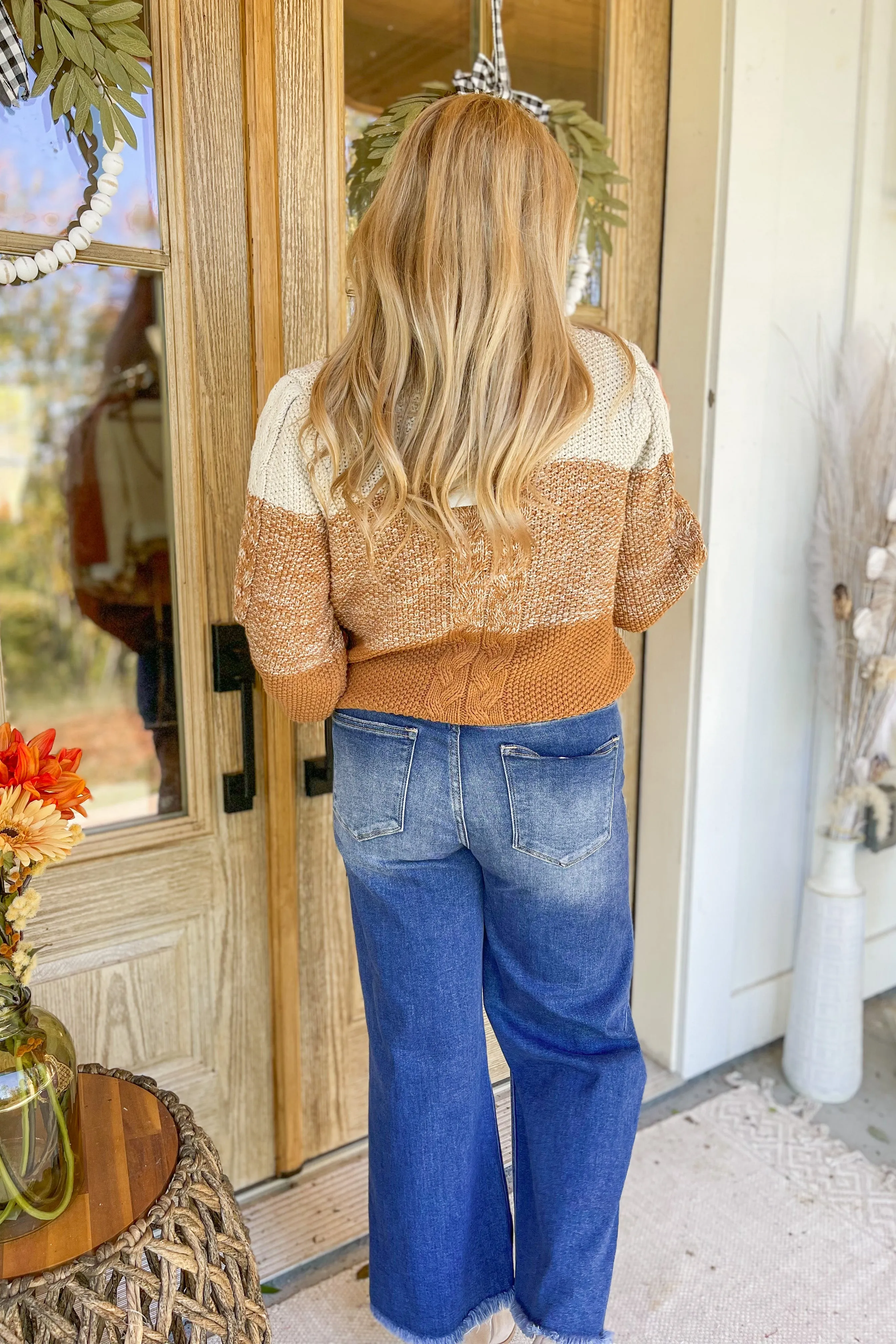 Hunter Ombre Long Sleeve Knit Sweater