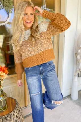 Hunter Ombre Long Sleeve Knit Sweater