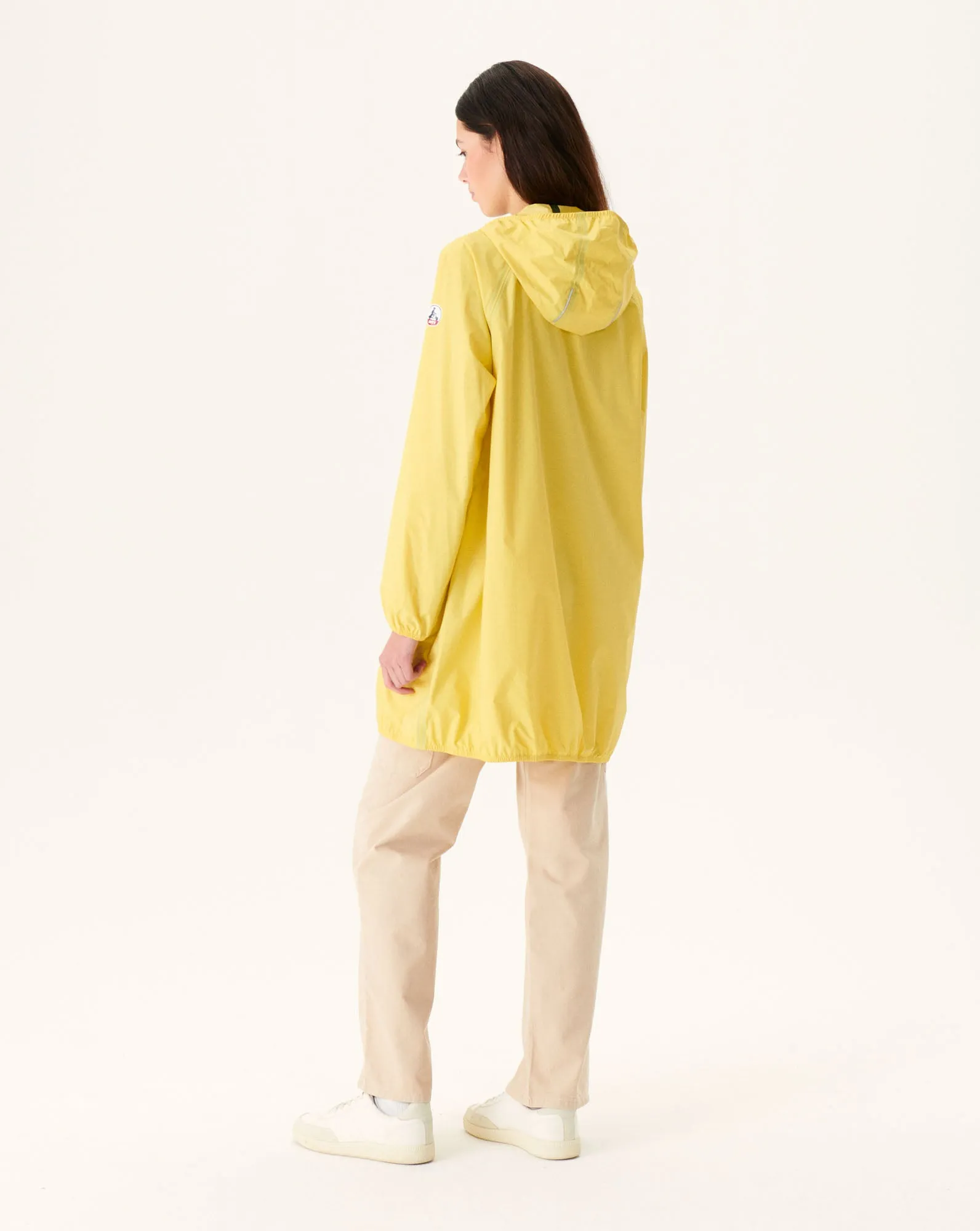 Imperméable long à capuche Jaune clair Copenhagen