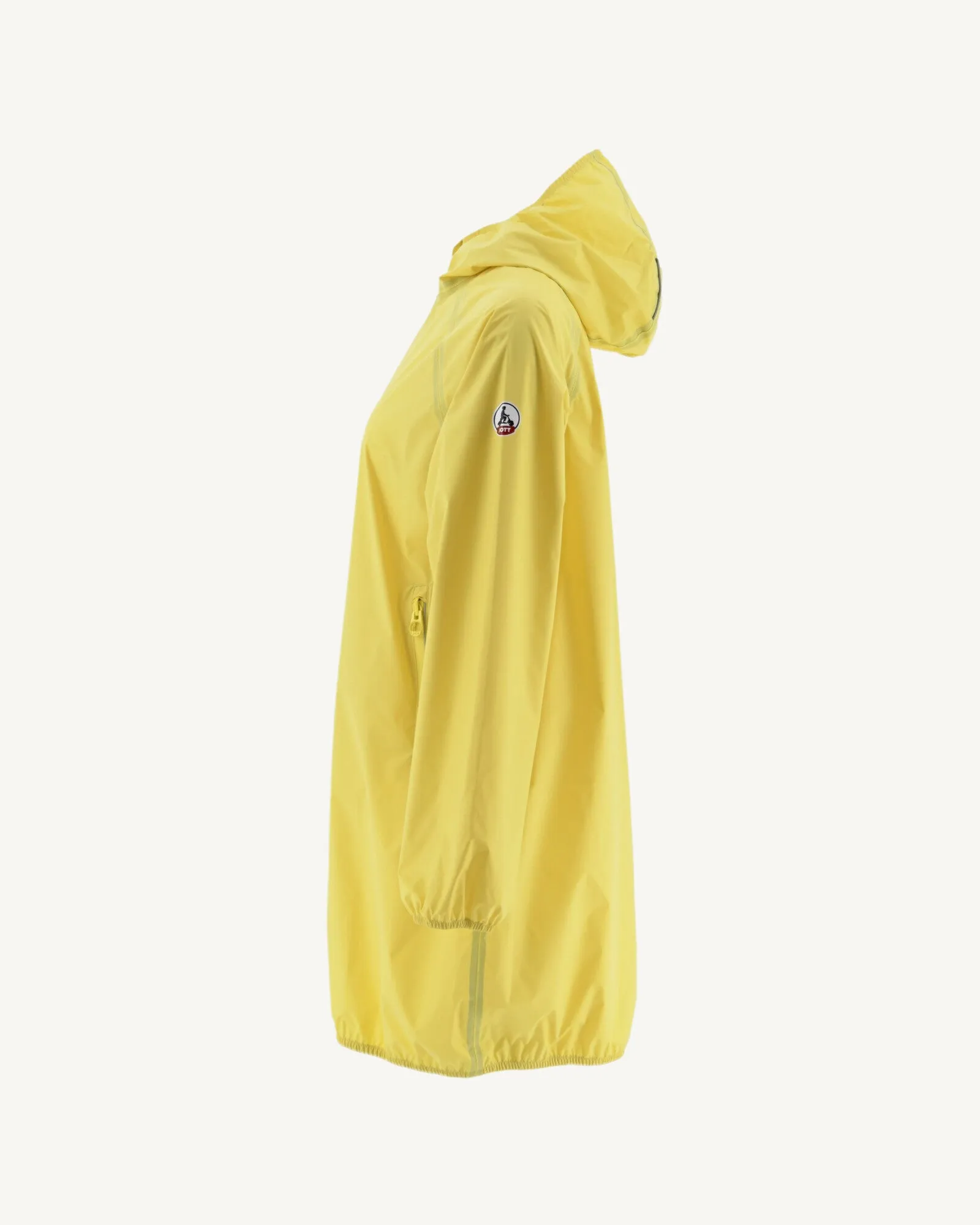 Imperméable long à capuche Jaune clair Copenhagen