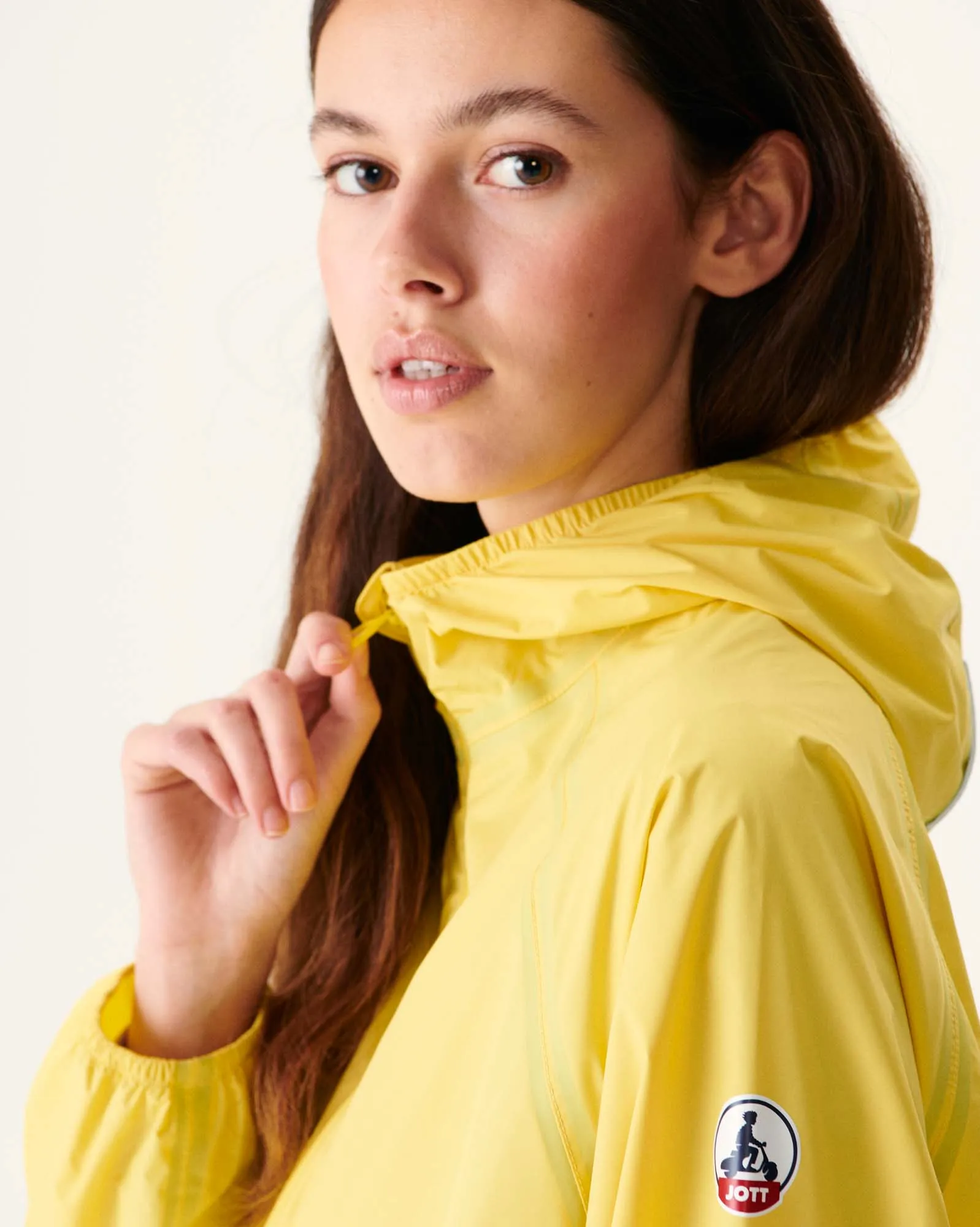 Imperméable long à capuche Jaune clair Copenhagen