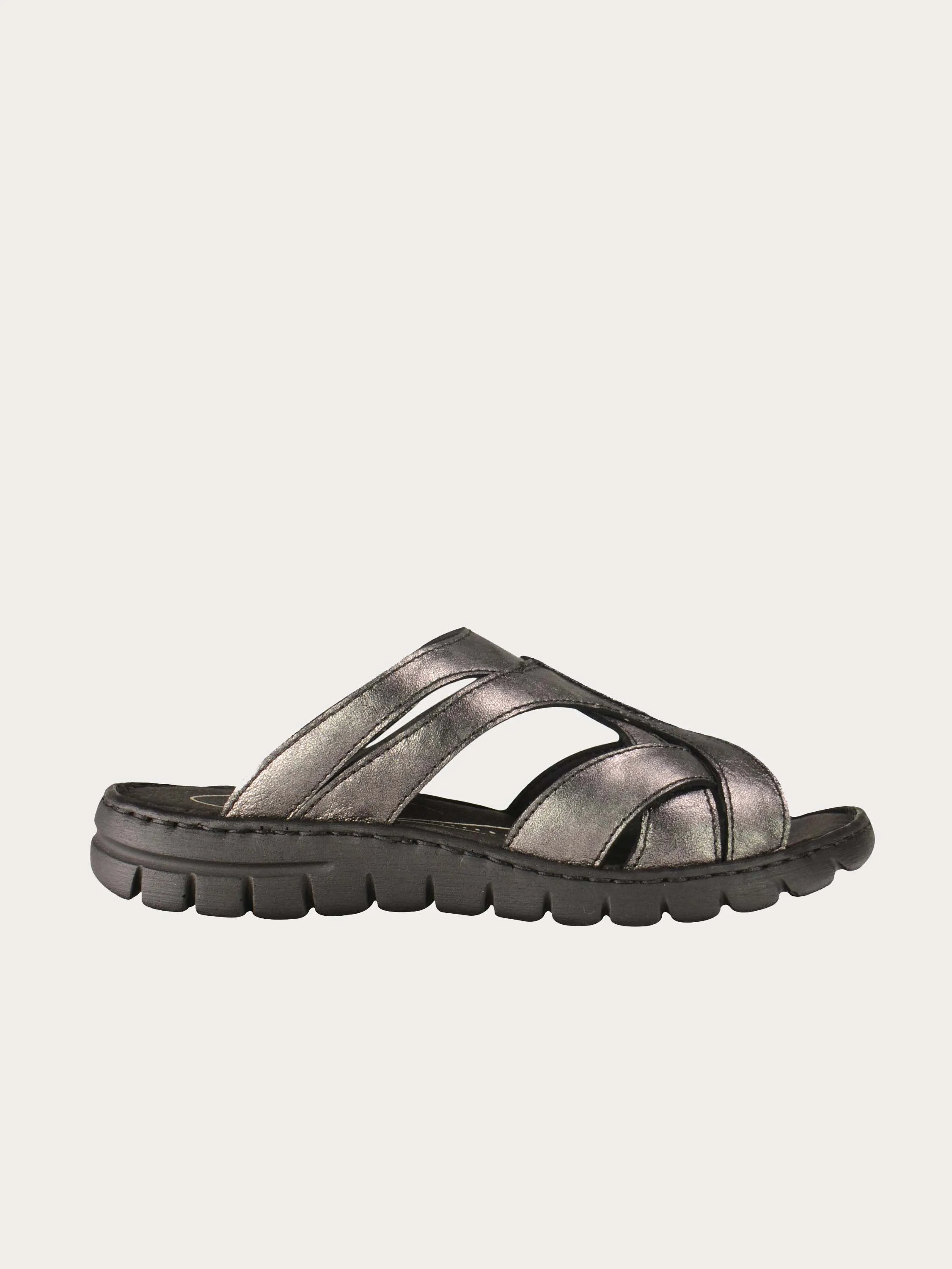 Josef Seibel Women Grey Slider Sandals