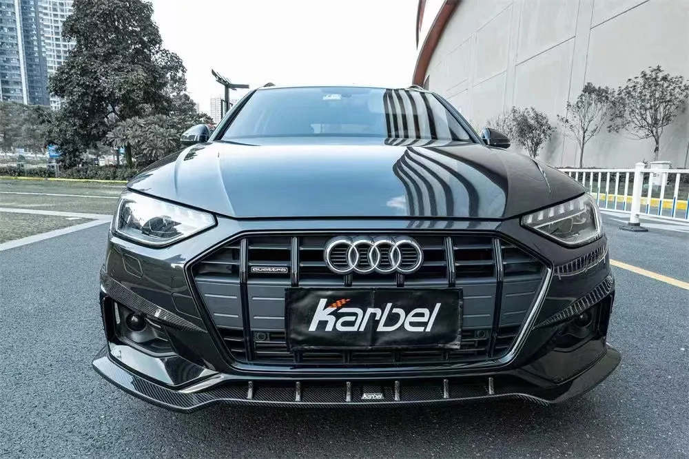 Karbel Carbon Pre-preg Carbon Fiber Front Upper Valences Audi A4 Allroad B9.5 2020-ON