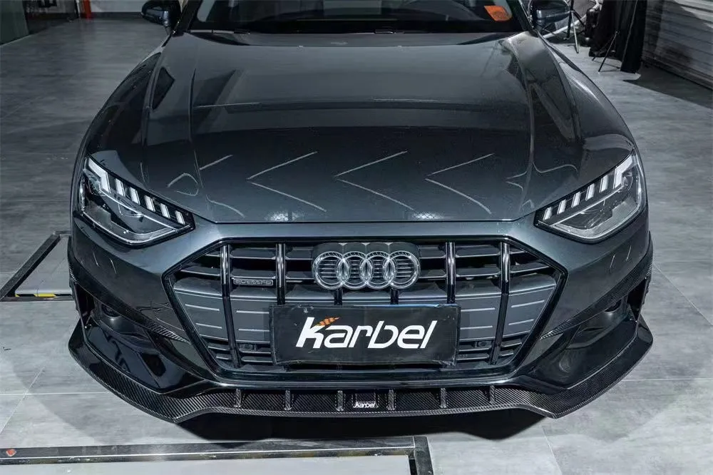 Karbel Carbon Pre-preg Carbon Fiber Front Upper Valences Audi A4 Allroad B9.5 2020-ON