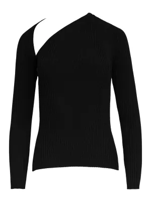 Keyhole Knit Long Sleeve Top