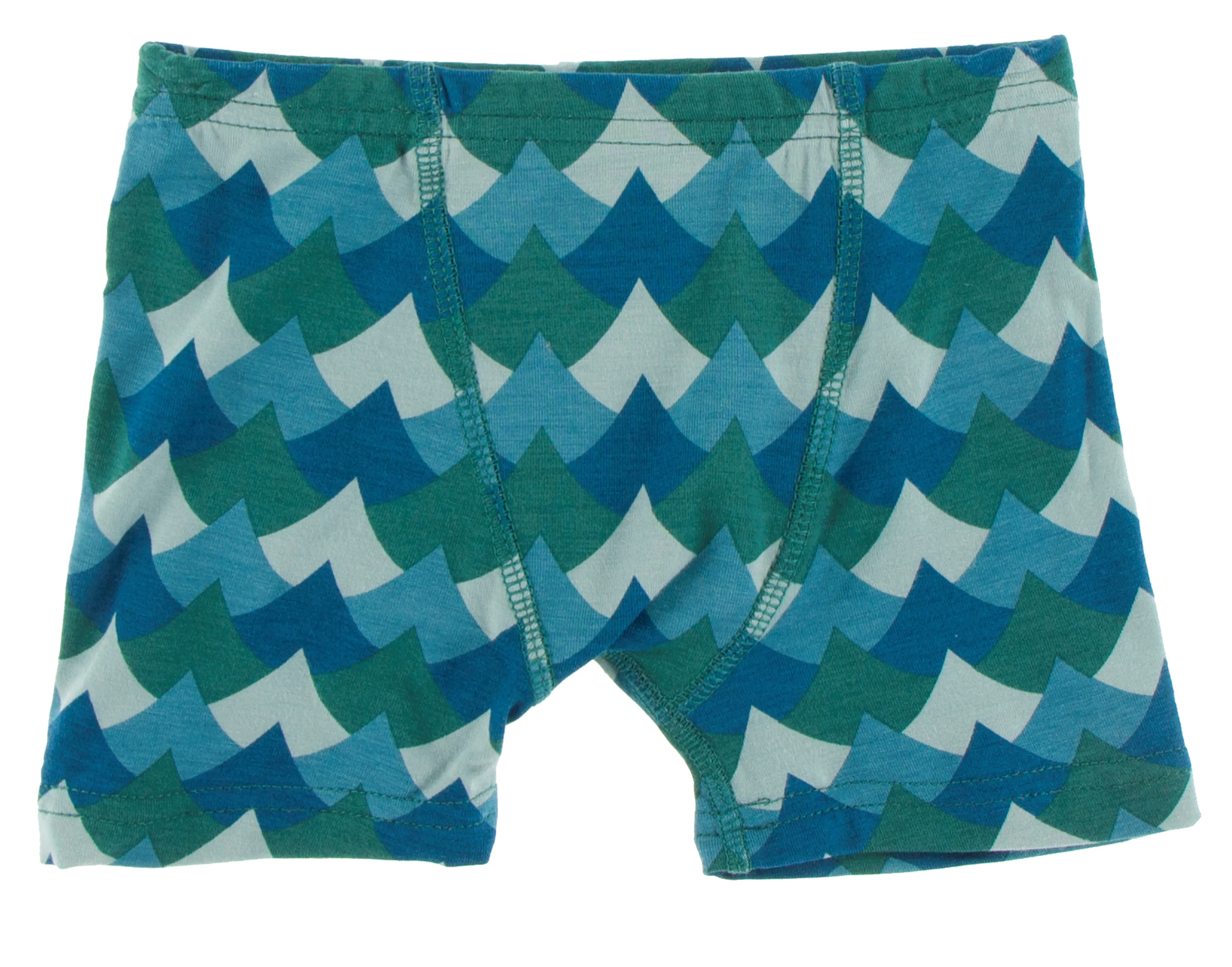 KicKee Pants Ivy Waves & Jade Whales Boxer Briefs Set