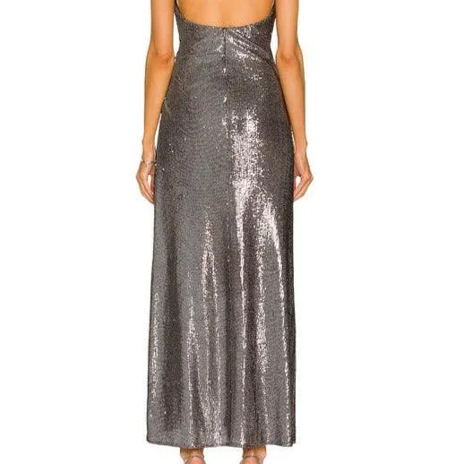 KittenAlarm - Bayley Halter Metal Dress