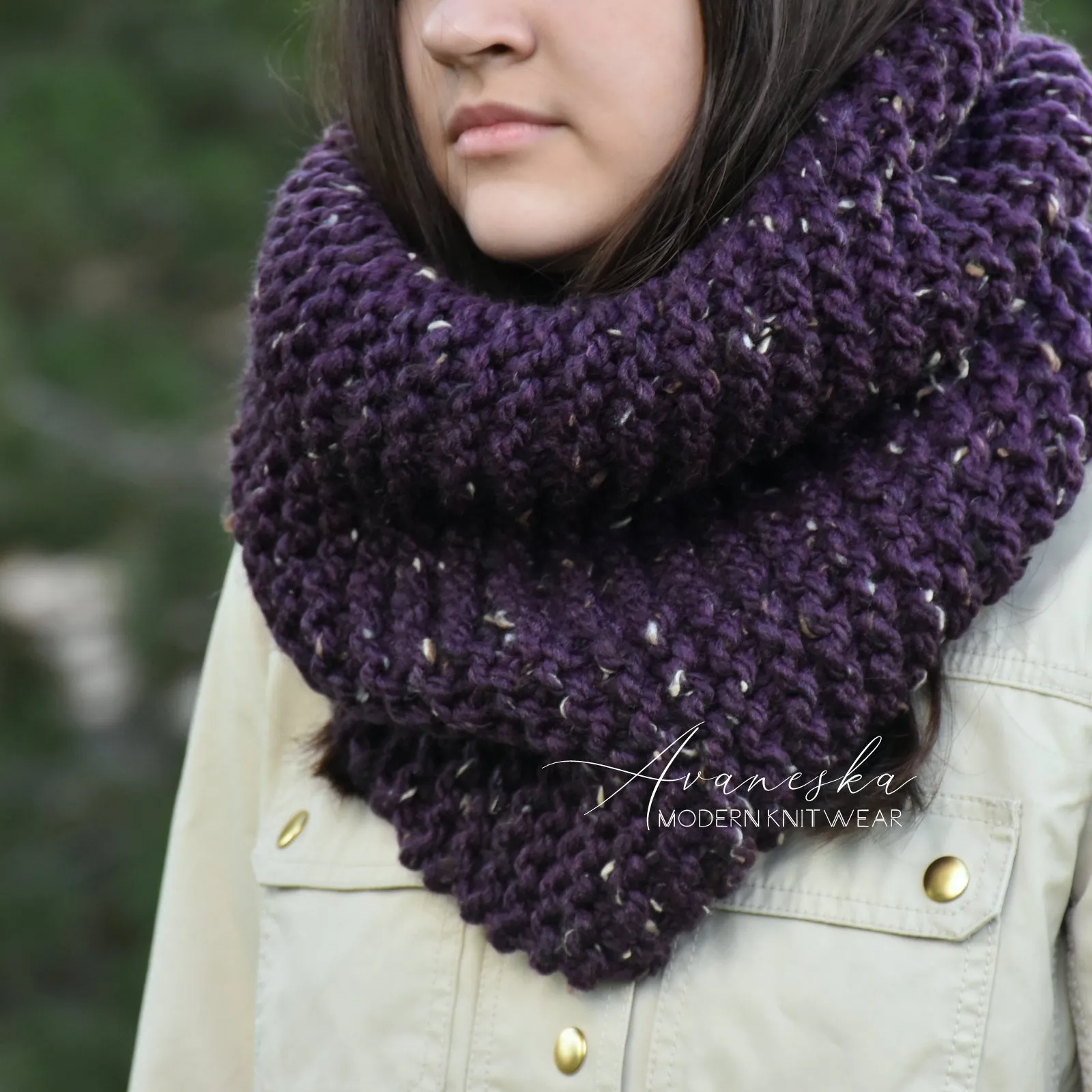 Knit Chunky Scarf | THE TALLIN