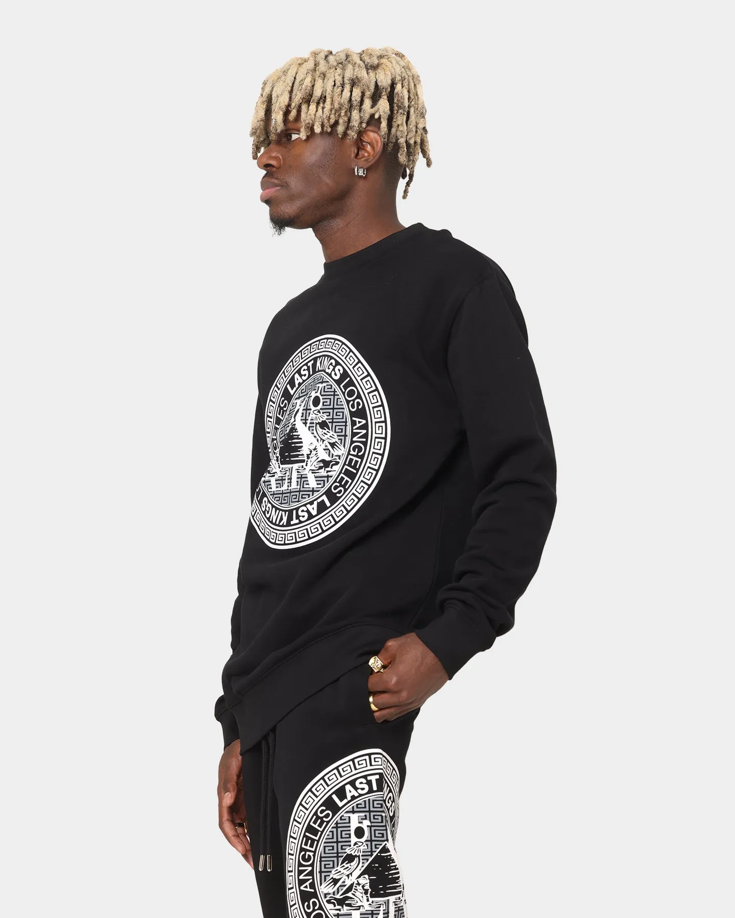 Last Kings Hierarchy Crewneck Black