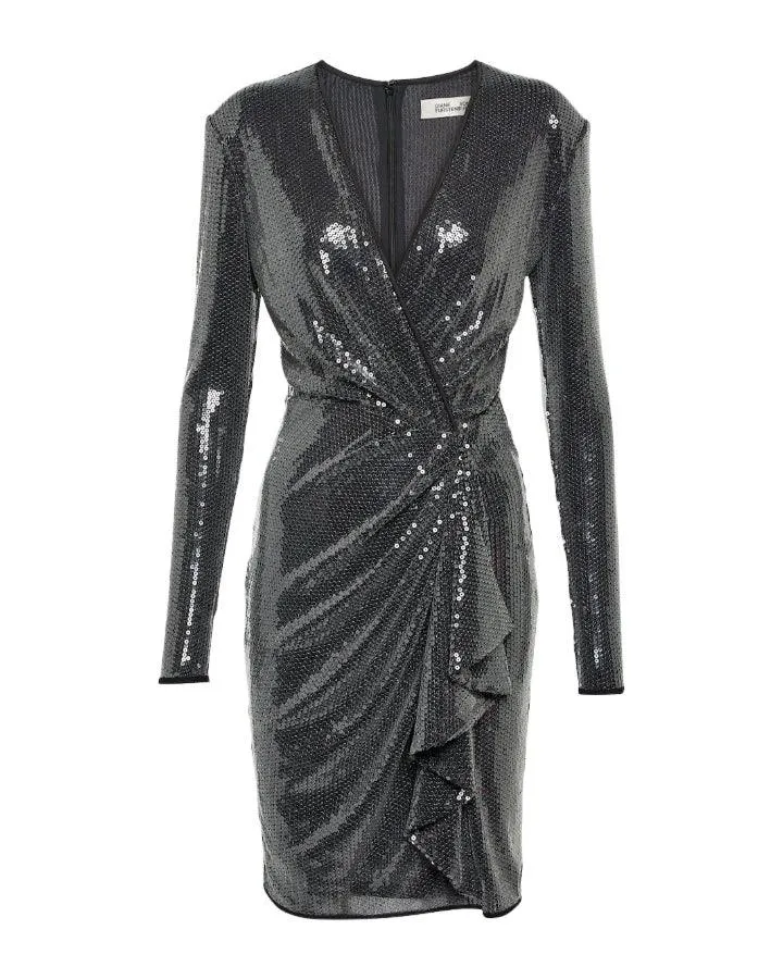 Lexa Sequin Mesh Dress