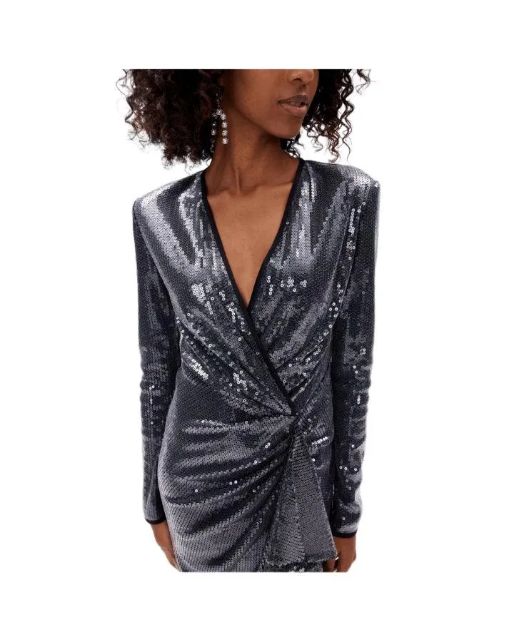 Lexa Sequin Mesh Dress