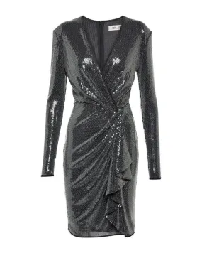 Lexa Sequin Mesh Dress