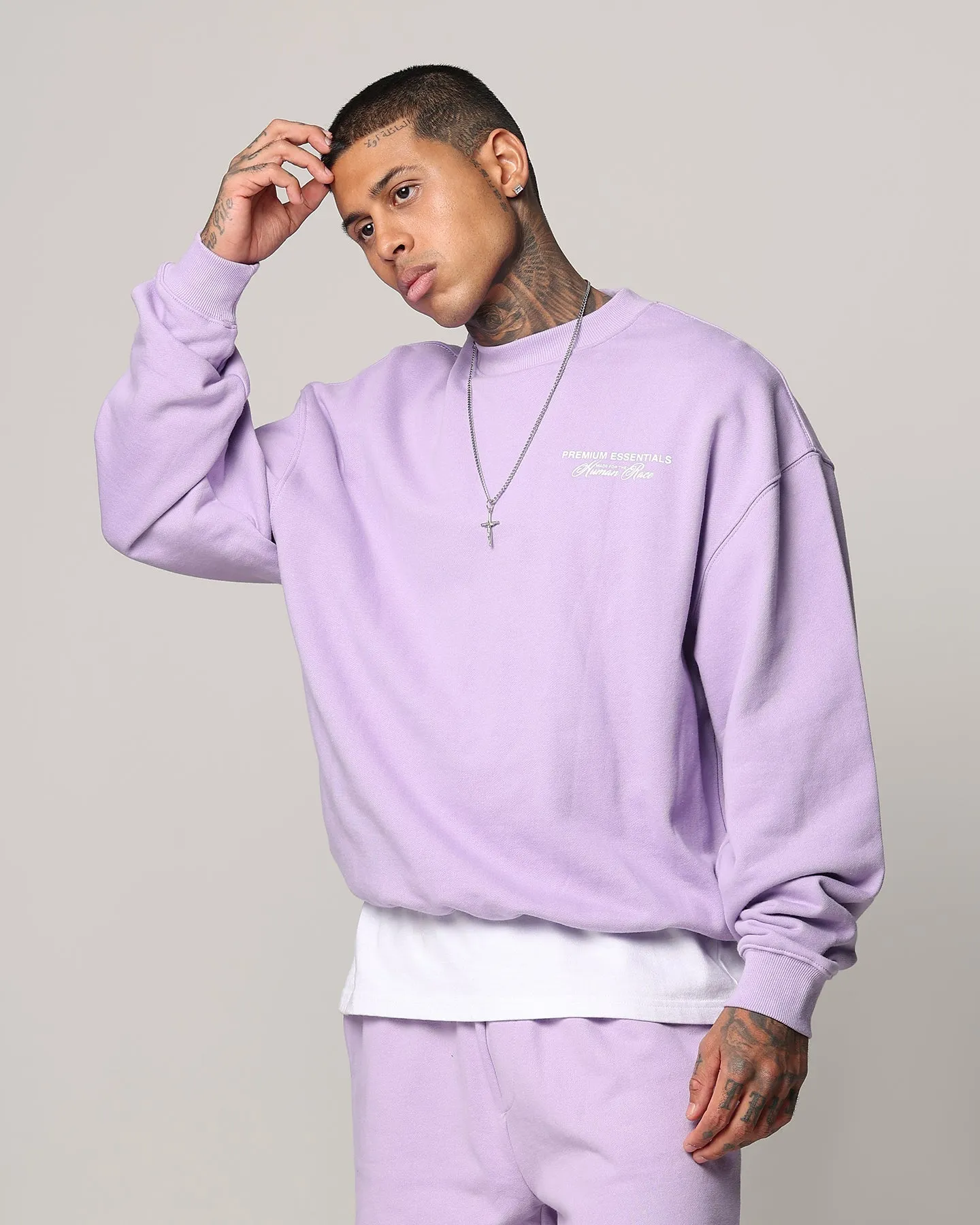 Loiter Essential Spire Crewneck Lilac