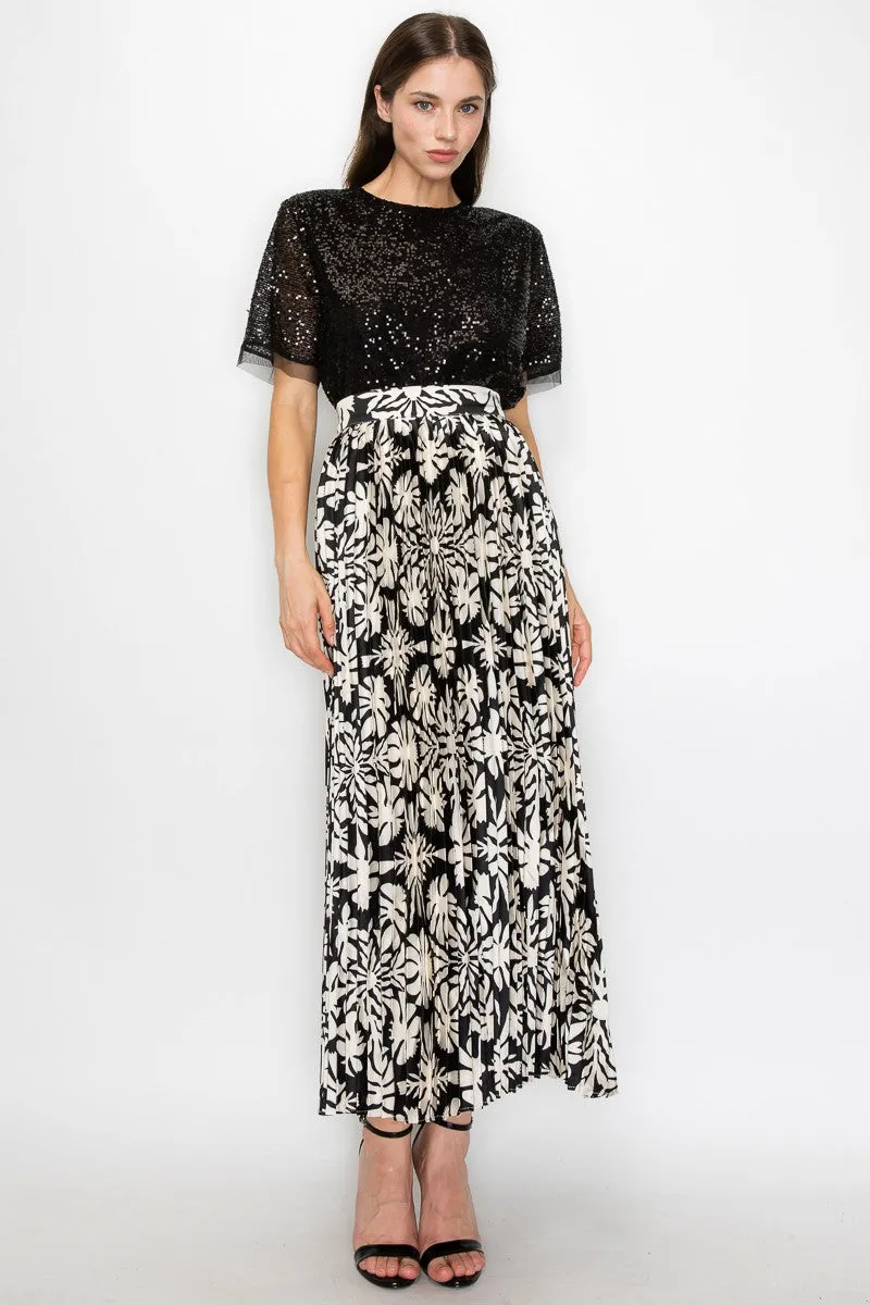 Louise Printed Maxi Skirt