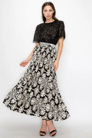 Louise Printed Maxi Skirt