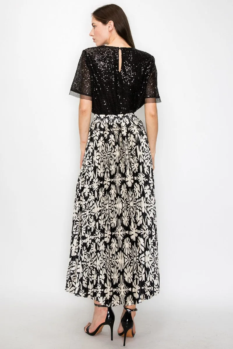 Louise Printed Maxi Skirt