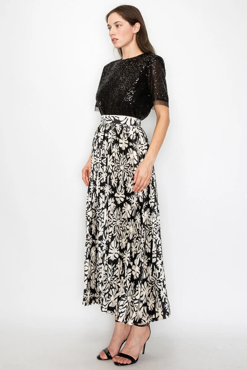 Louise Printed Maxi Skirt