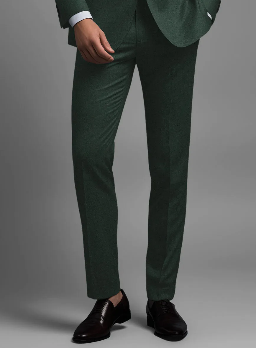 Marco Stretch Hunter Green Wool Pants