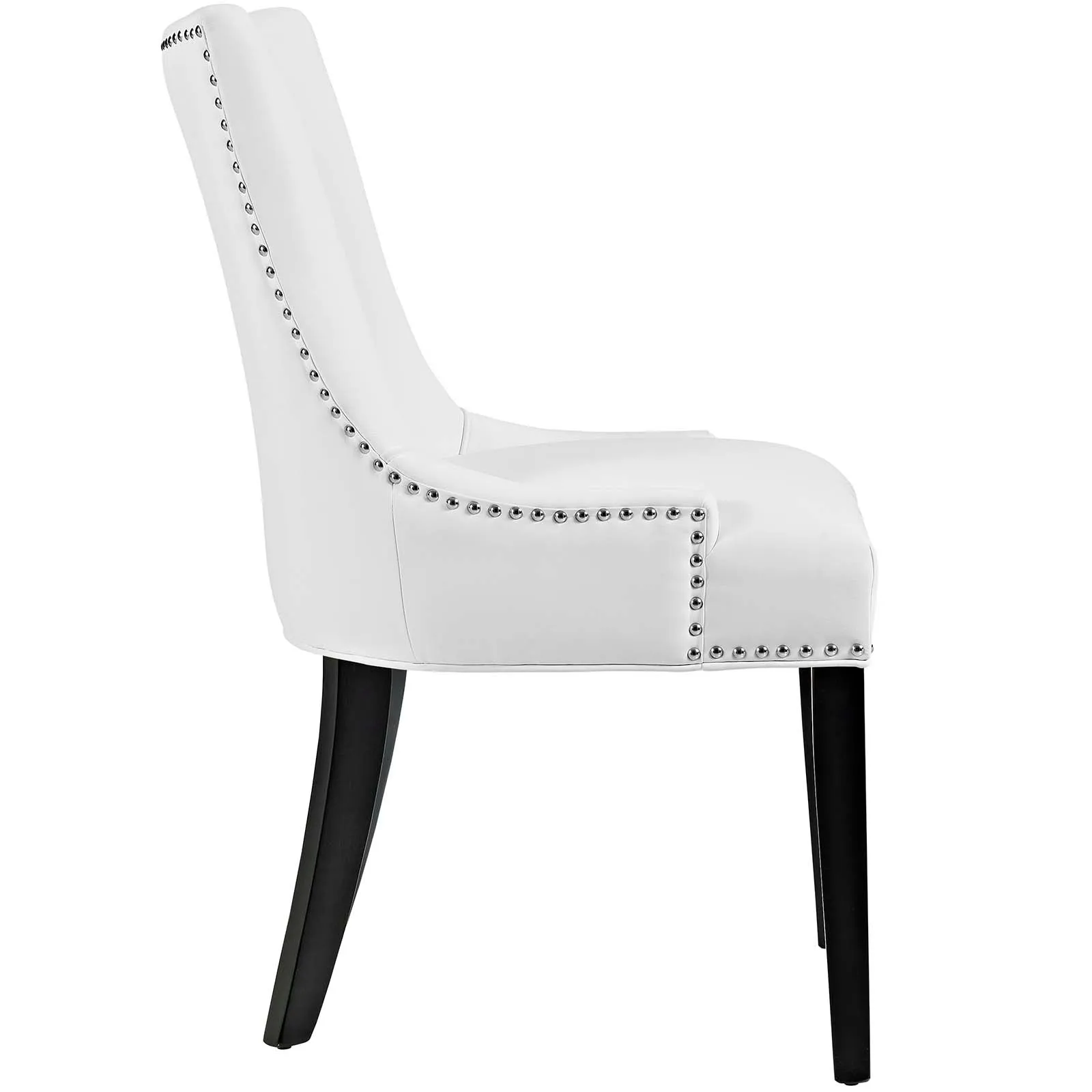 Marquis Dining Chair Faux Leather Set of 4 White EEI-3499-WHI