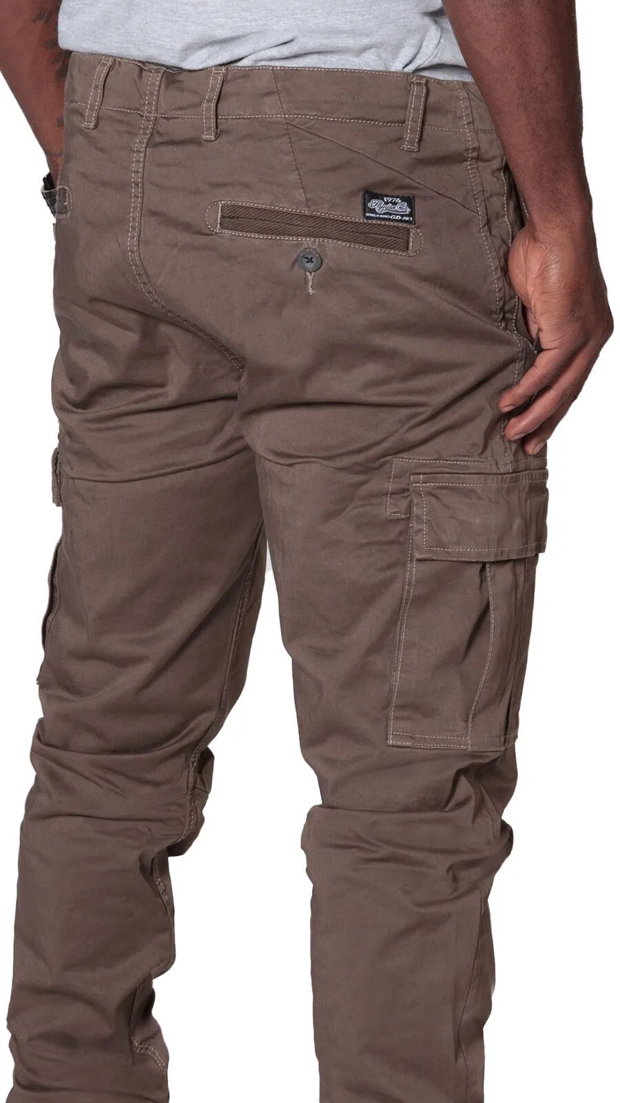 Men’s Cargo Trousers - Brown