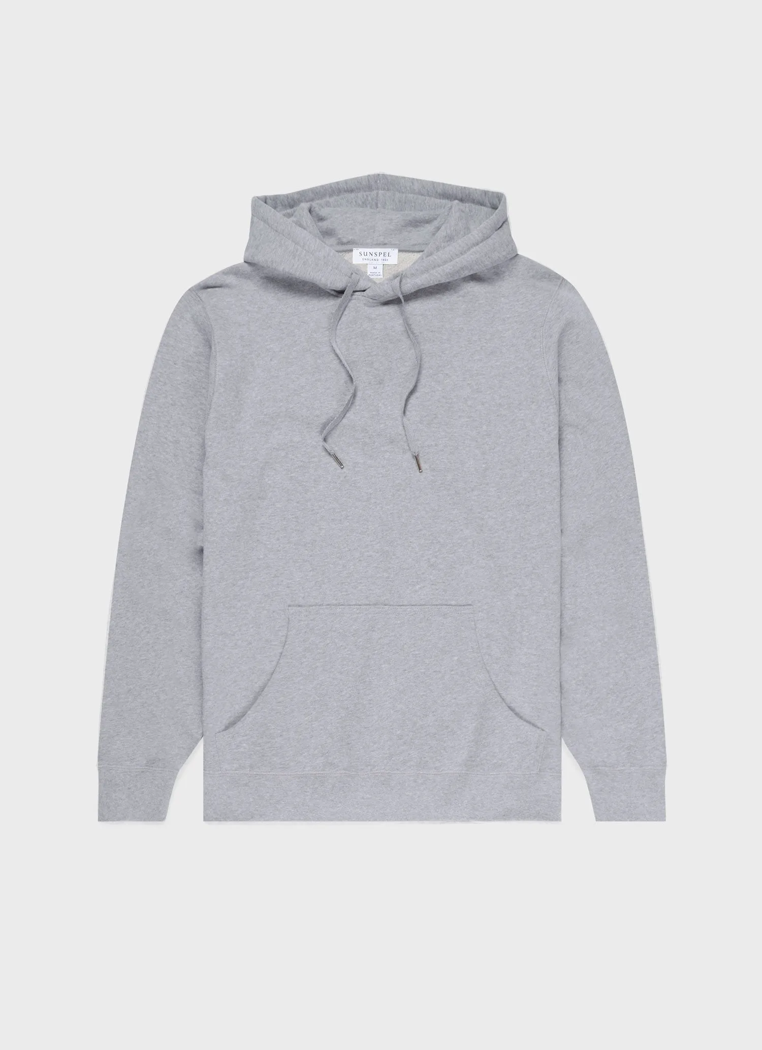 Men's Loopback Hoodie in Grey Melange