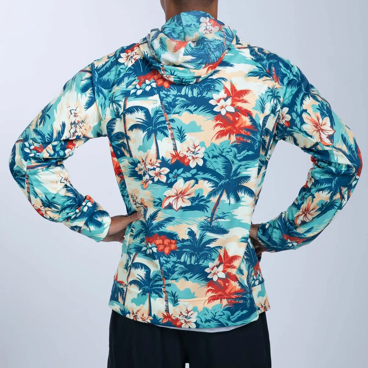 Mens LTD Run Thermo Hoodie - Vintage Hula