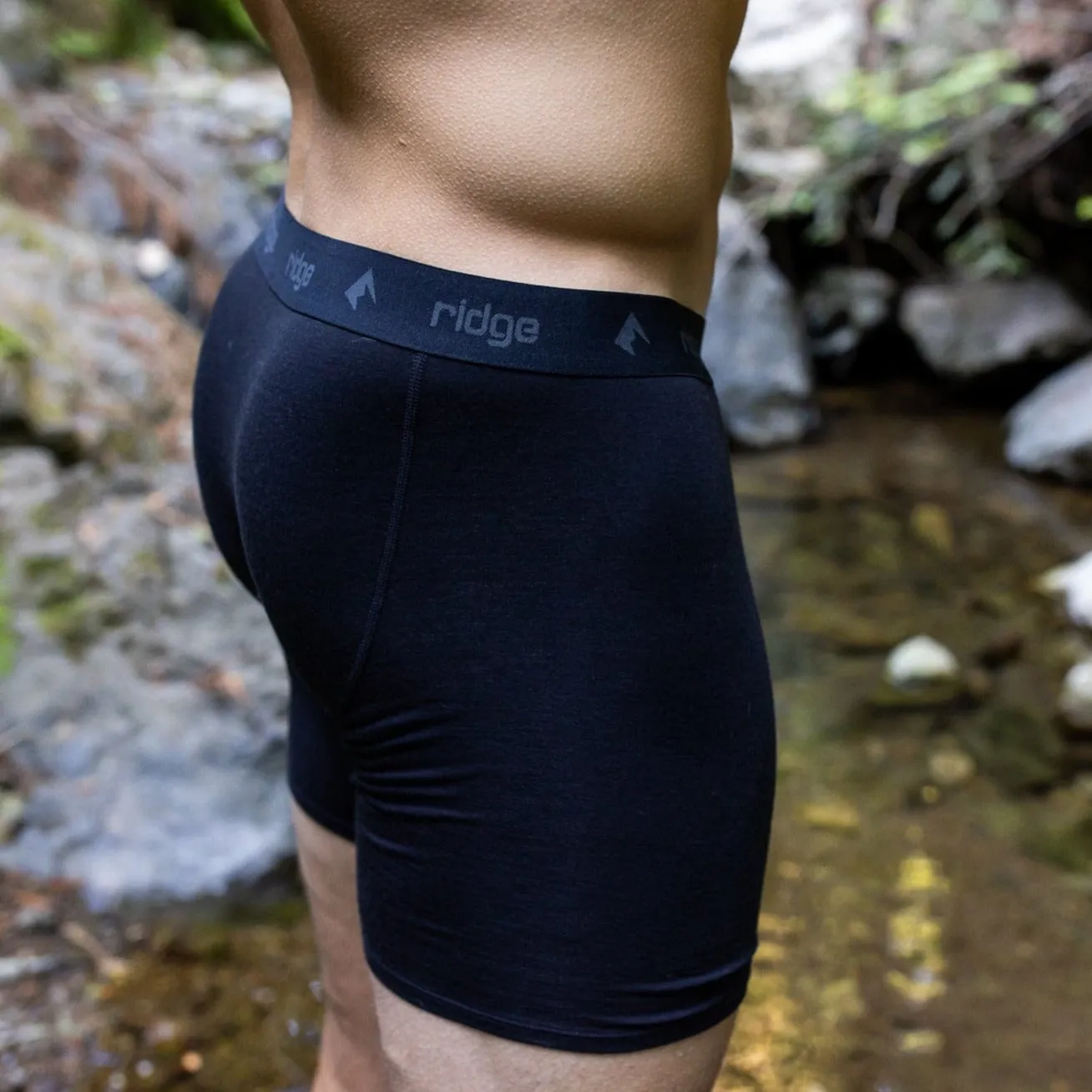 Men's Ridge Merino Wool Boxer Briefs