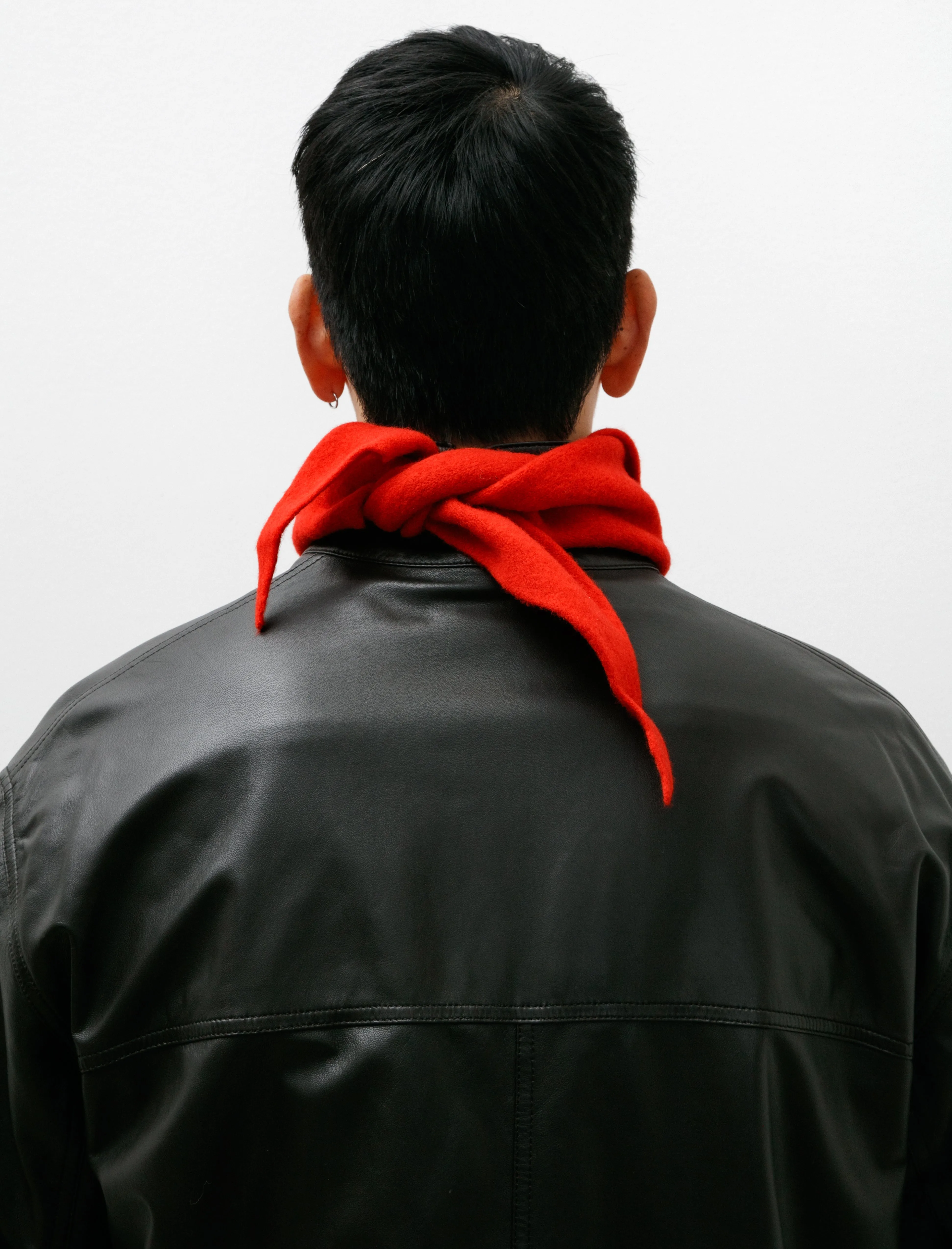 MHL Scout Scarf Lambswool Sports Red