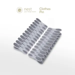 NEST DESIGN LAB Premium Clothes Pin Set of 24